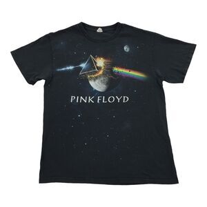 Vintage Pink Floyd Short Sleeve Band T-Shirt Medium Black 70s 80s Music Rock M
